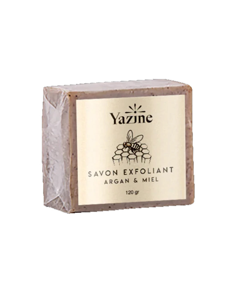 Yazine Savon Exfoliant Agran & Miel - 120g