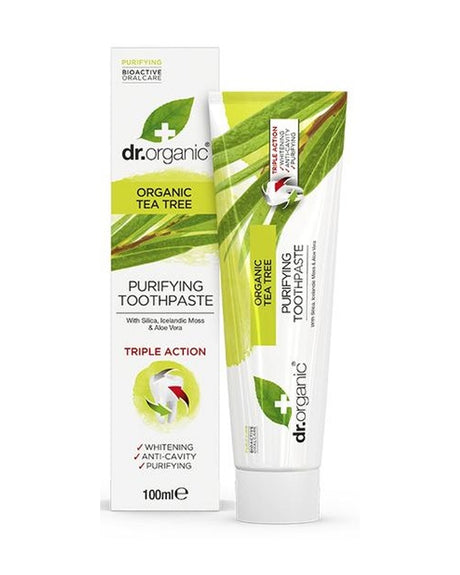 Dr Organic  Dentifrice Arbre A 100ml