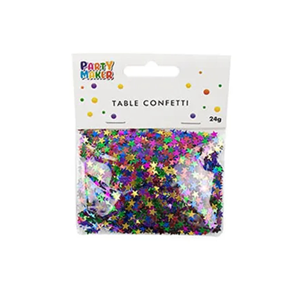 Confeti multicolor 24g - Estrellas pequeñas