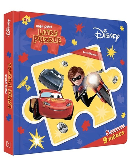 Mon Petit Livre Puzzle Disney - Les Véhicules