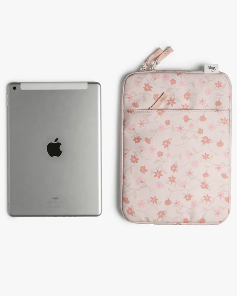 Housse de Protection Tablette 11" Citron - Fleurs