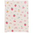 Babymat Couverture Légère 80x70 cm - Fraise
