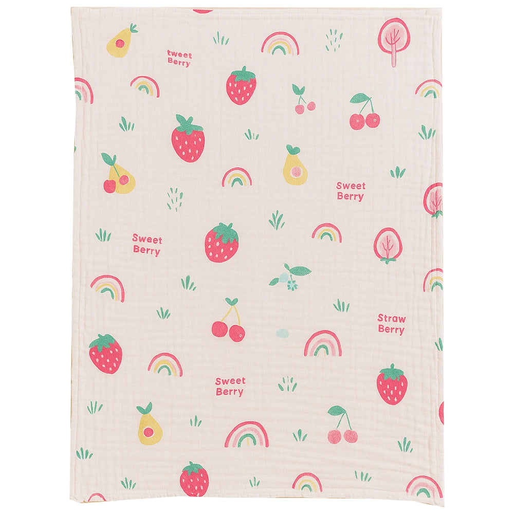 Babymat Couverture Légère 80x70 cm - Fraise