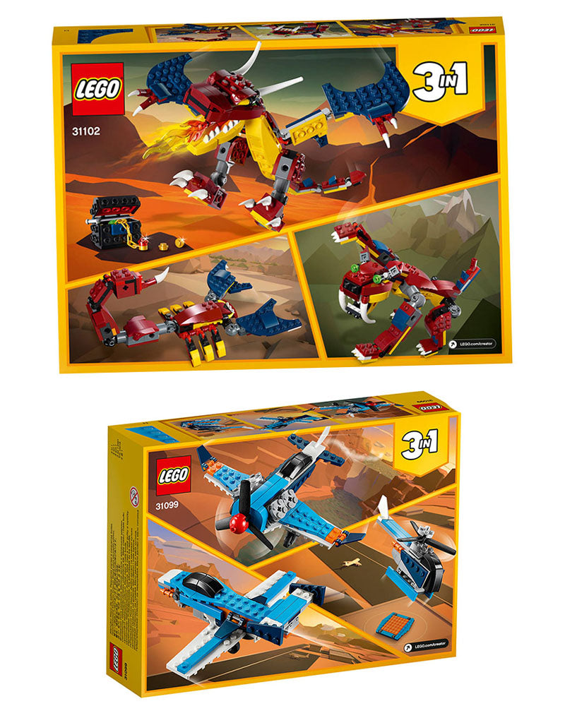 Lego Creator Véhicules - Bundle Pack 2en1 - 6A+