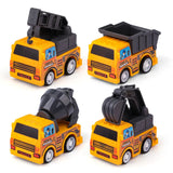 Set of 4 Friction Construction Vehicles - 3Y+