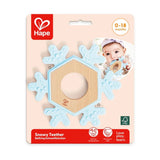 Hape Anneau de Dentition Flocon de Neige 0-18M