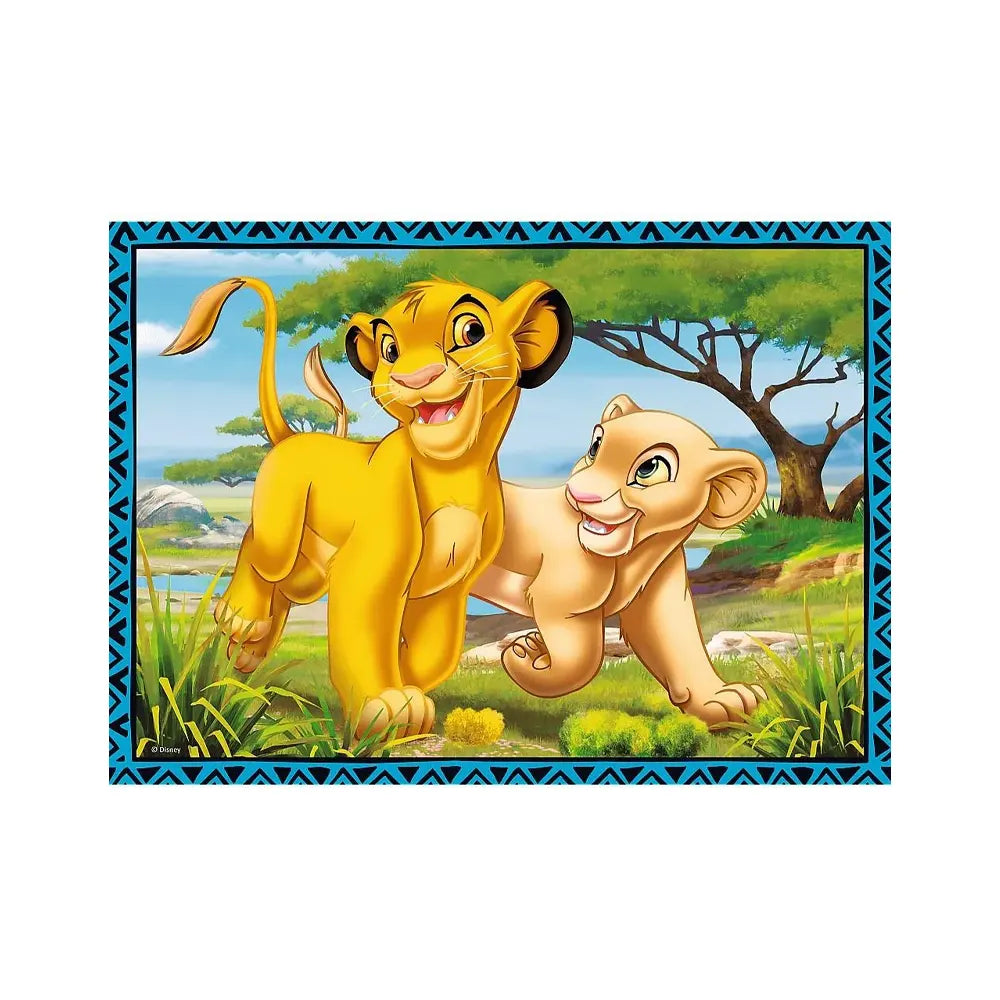 Trefl 4-in-1 Lion King Adventures Puzzle - 4A+