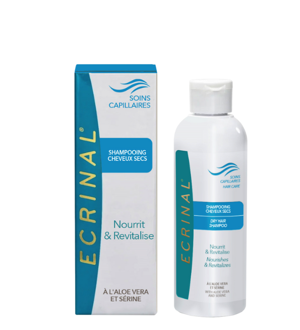 Flacon du shampooing Ecrinal cheveux secs 200 ml