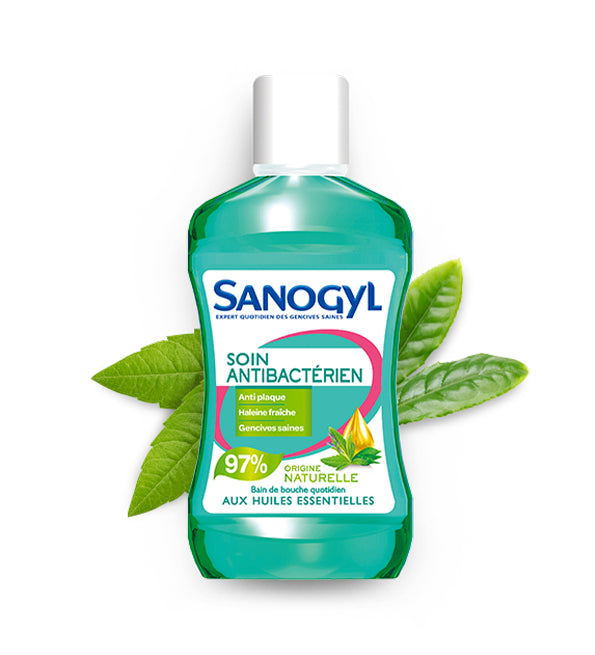 Sanogyl Bain de Bouche Antibactérien – 500 ml – photo du produit