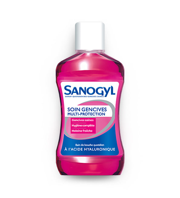 Sanogyl Multi-Protection Mouthwash with Hyaluronic Acid – 500 ml