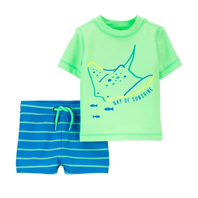 Carter's 2-Piece Swimsuit - Green