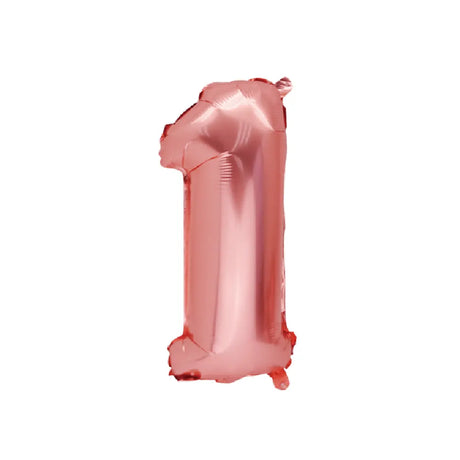 Ballon Chiffre 1 Rose Gold – 36cm