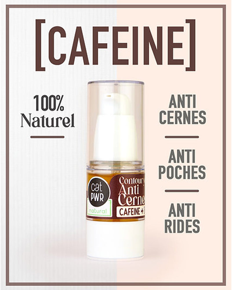 UrbanK Contour Yeux & Anti-Cernes Sérum de Jour Défatiguant Caféine + HA - 15ml