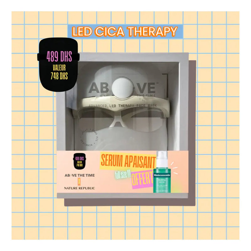 Facelab Duo LED Therapy Face Mask Avec Sérum Madecassoside