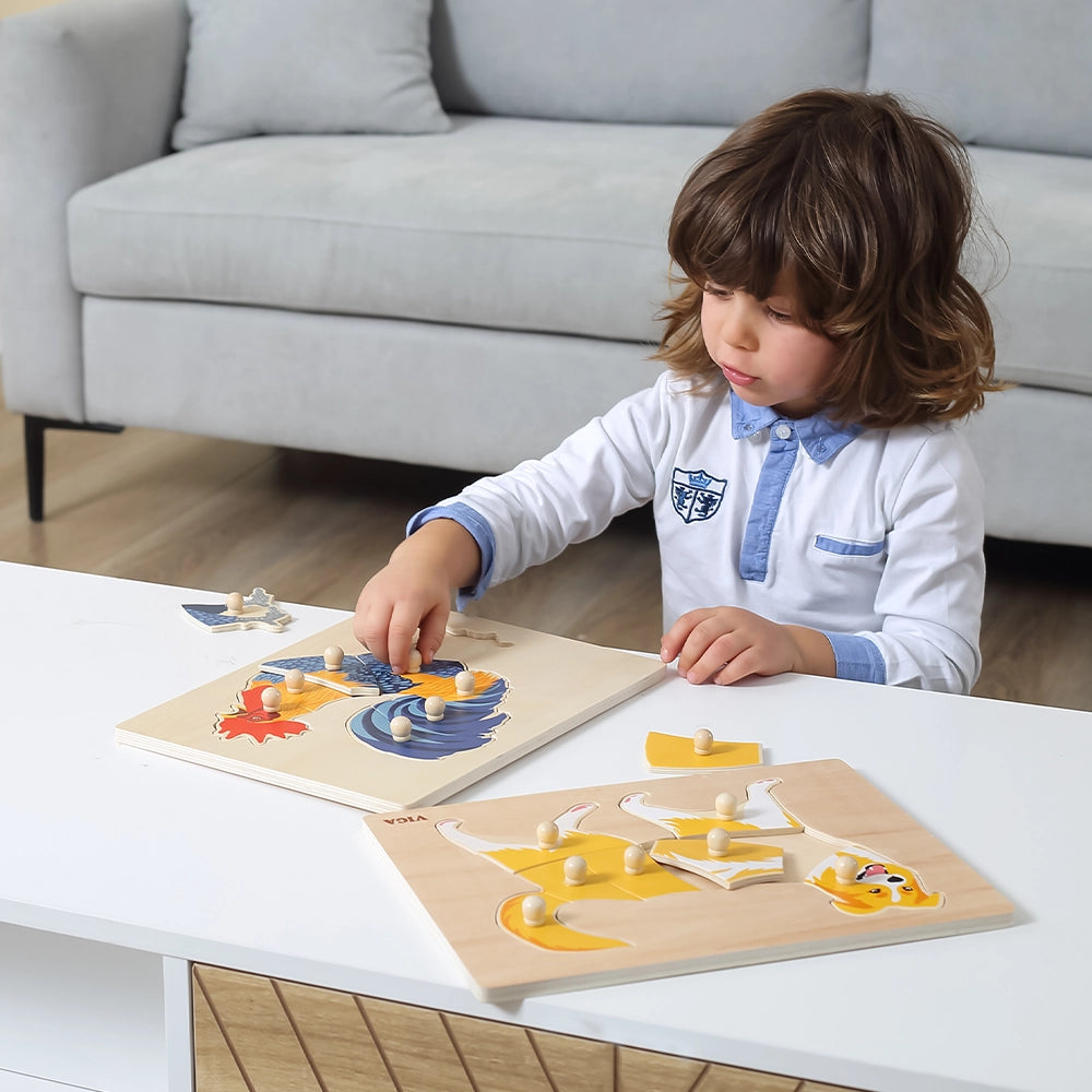 Viga Toys Puzzle Montessori 18M+ - Chien