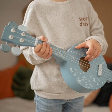 Label Label Banjo en Bois - Bleu