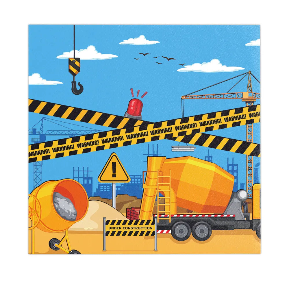 51 Piece Birthday Pack - Construction Site