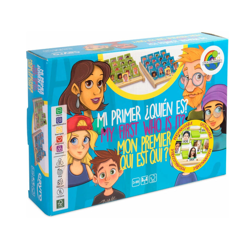 Cayro Jeu Qui est Qui en Bois 3A+