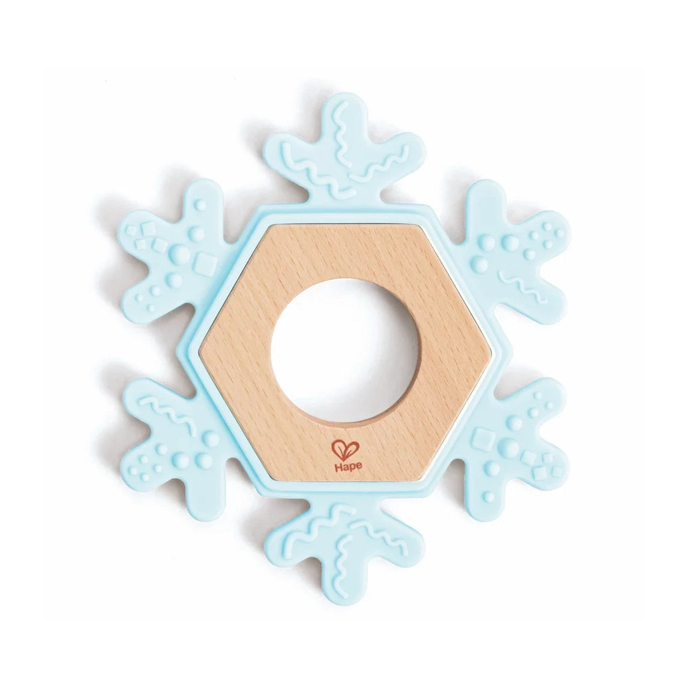 Hape Anneau de Dentition Flocon de Neige 0-18M