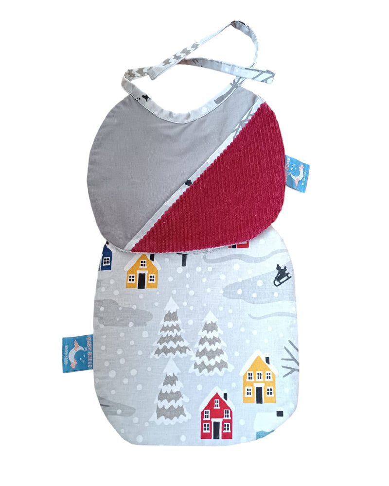 Baby Bulle Pack de 2 Bavoirs - Neige