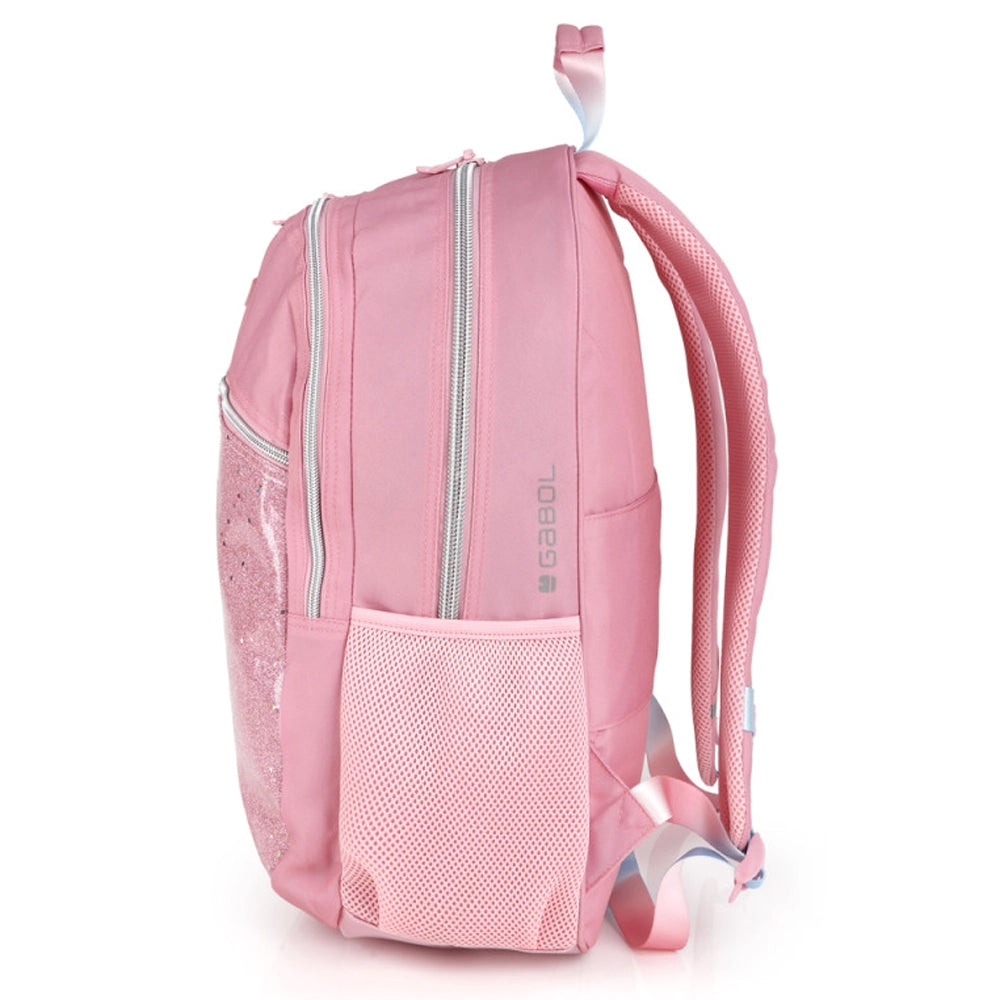 Gabol Sac à Dos GLAM à Deux Compartiments avec Fixation - Rose