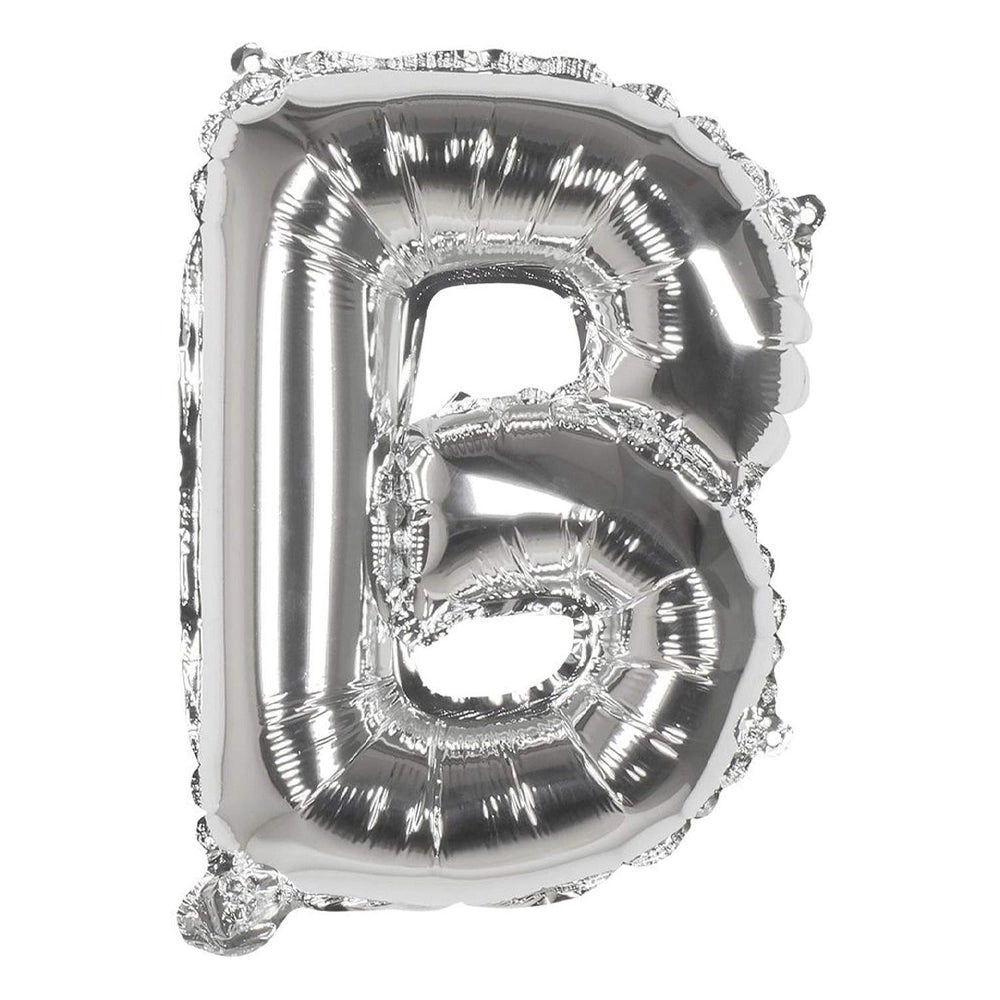 Ballon en Forme de Lettre B - Argenté