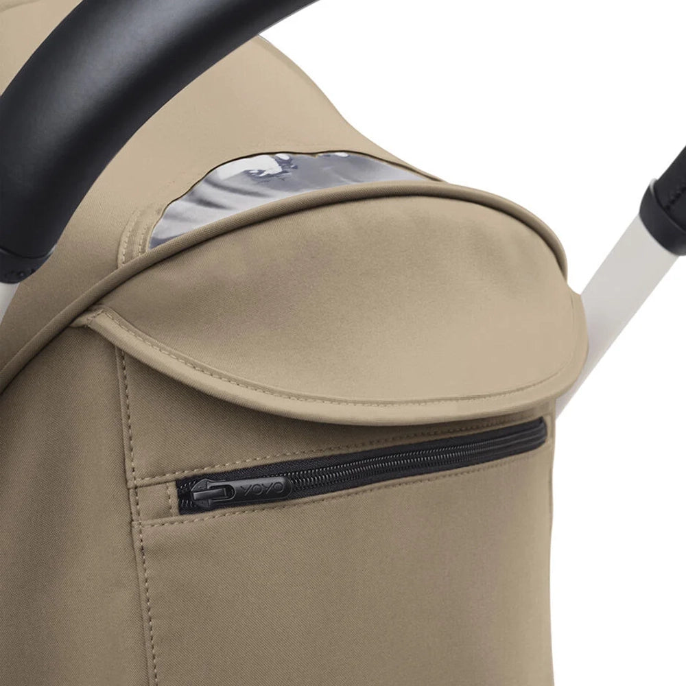 Stokke® YOYO³ Stroller Black Frame 6M+ - Toffee