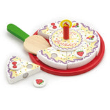 Viga Toys Gâteau d'Anniversaire en Bois 18M+