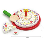 Viga Toys Gâteau d'Anniversaire en Bois 18M+