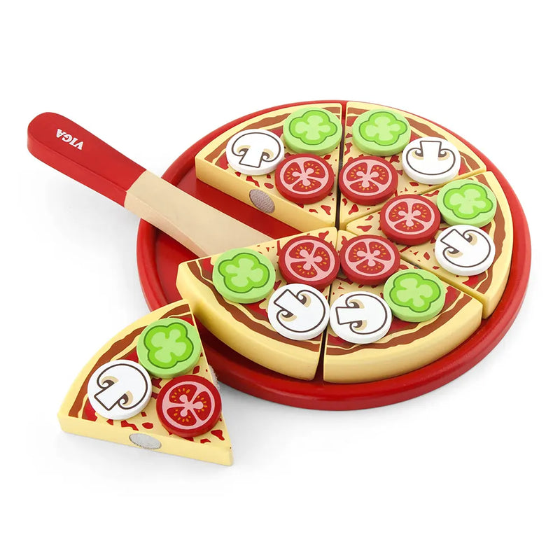 Viga Toys Wooden Pizza – 18M+
