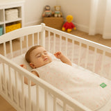 Babymat Gigoteuse Mi Saison - Blanc Aux Étoiles Roses