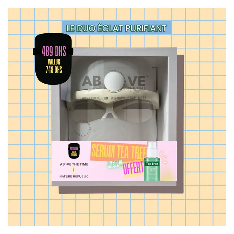 Facelab Duo LED Therapy Face Mask Avec Sérum Tea Tree