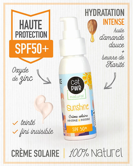 UrbanK Crème Solaire Naturel Minéral & Invisible SPF50+ - 45g