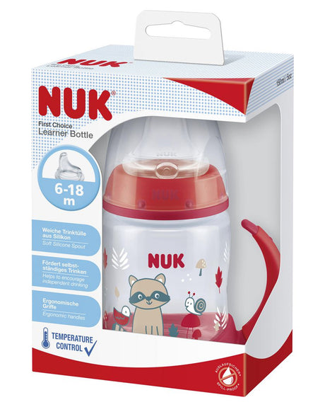 Tasse d'apprentissage NUK avec Température Control 150ml 6-18M - Rouge