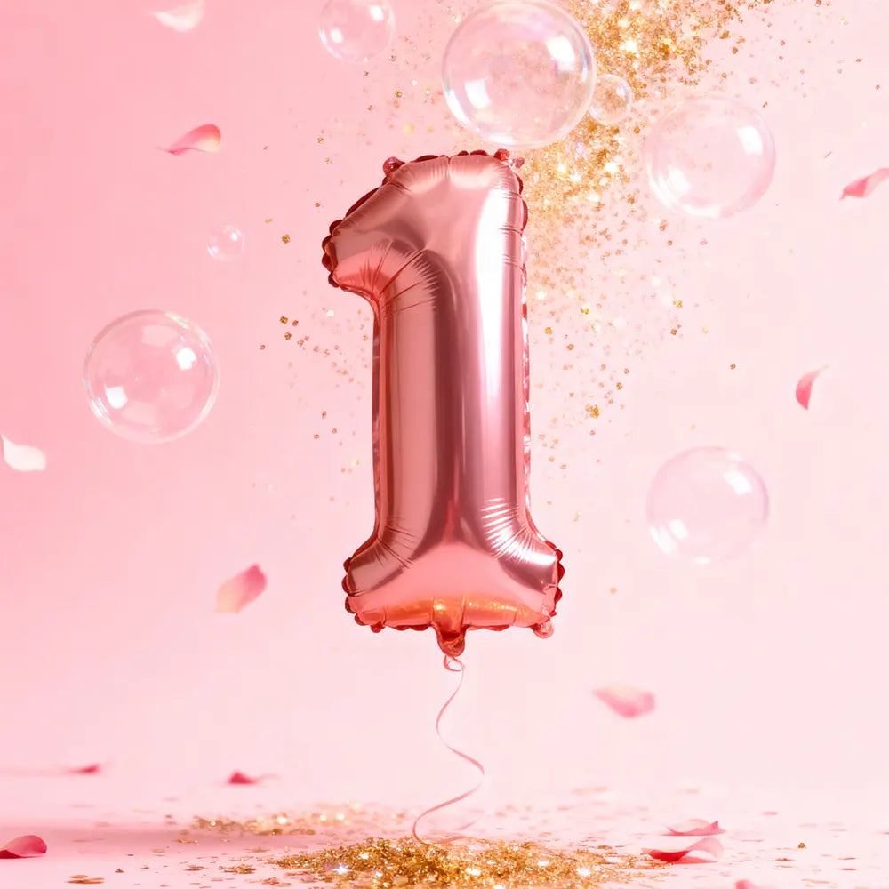 Ballon Chiffre 1 Rose Gold – 36cm