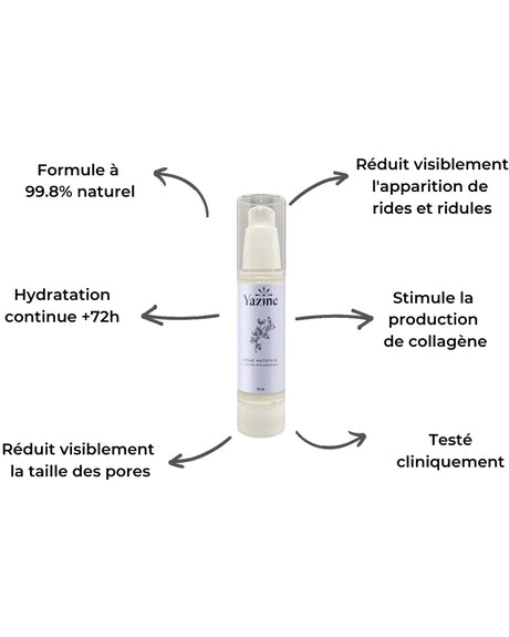 Yazine Crème Nutritive Hydratante Acide Hyaluronique - 50ml