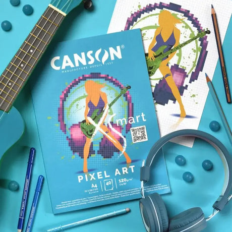Canson XSmart Pixel Art Pad 40 Sheets A4 - 120 g/m²