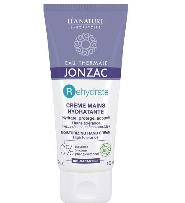 JONZAC AGUA TERMAL REHIDRATA CREMA DE MANOS HIDRATANTE 50 ml