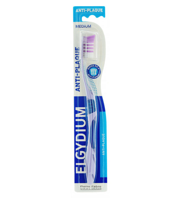 Elgydium - Medium Anti-Plaque Toothbrush