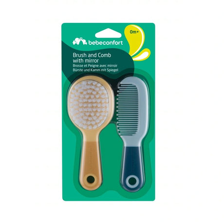 Brosse et Peigne avec Miroir Bleu - Bébé Confort