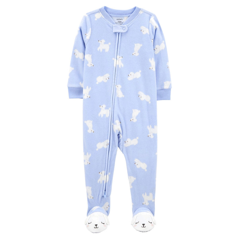 Grenouillère en Polaire Bébé Carter's - Chien Bleu