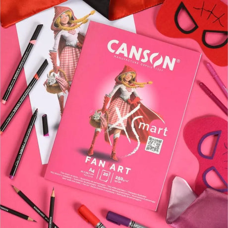 Canson XSmart Fan Art Pad 20 Sheets A4 – 250 g/m²