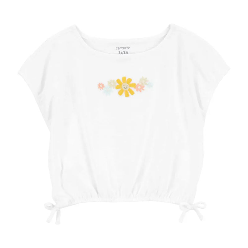 Carter's Sunflower Top - White