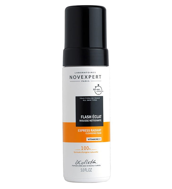 Novexpert Vitamine C Flash Eclat Mousse Nettoyante - 150 ml