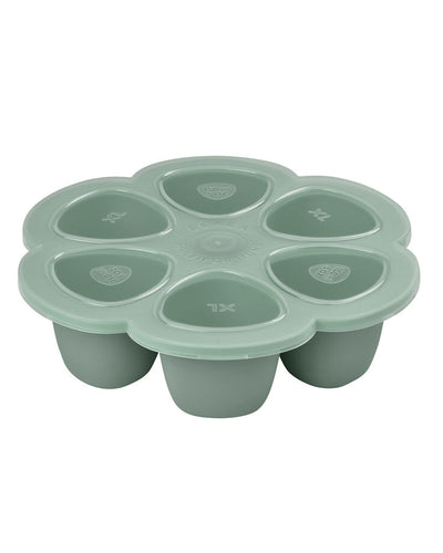 Multiportions silicone Béaba 6 x 90ml - Vert Sauge