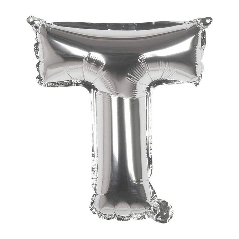 Ballon en Forme de Lettre T - Argenté