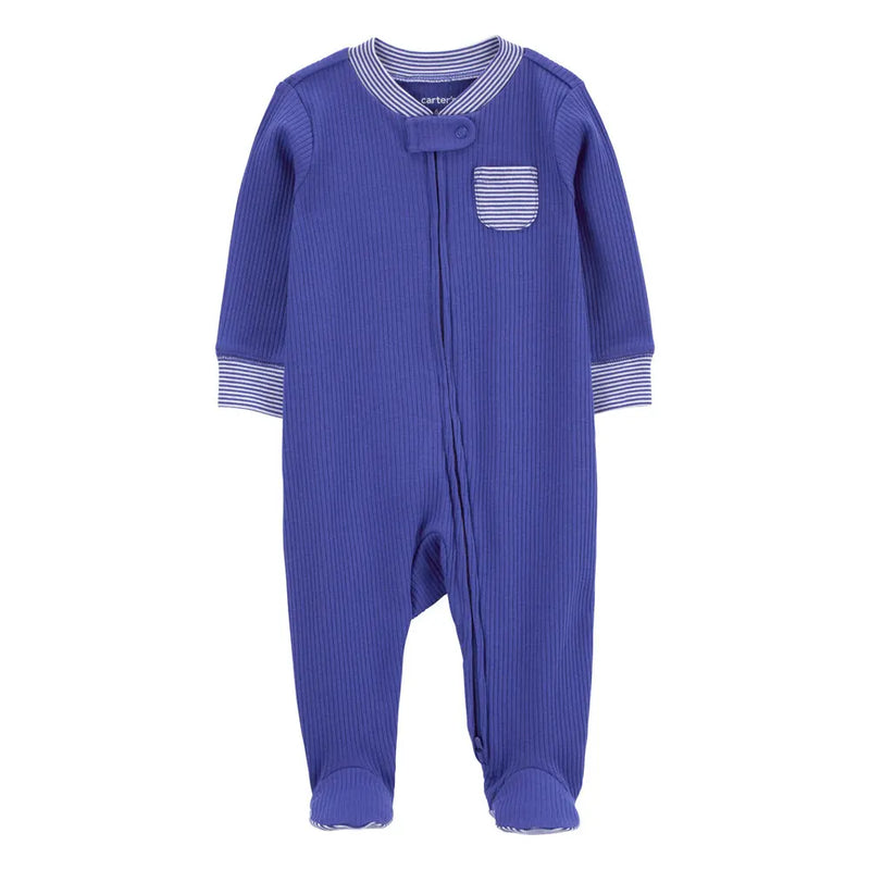 Mono con cremallera de Carter - Azul