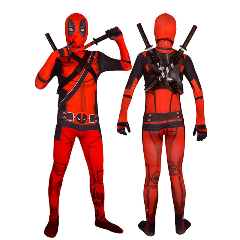 Young Deadpool Costume with Full Mask