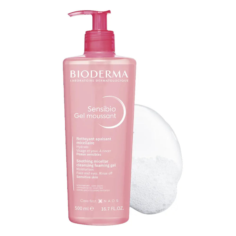 Bioderma Sensibio Mild Cleansing Foaming Gel 500ml