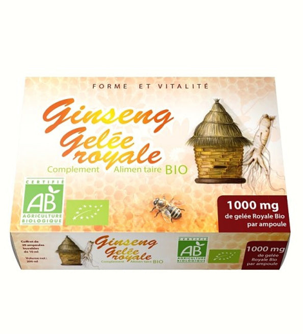 GPH Organic Ginseng Royal Jelly 20 ampoules 1000mg